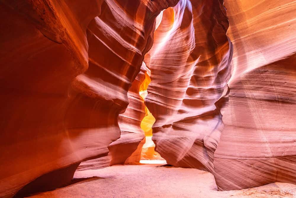 inside lower antelope canyon